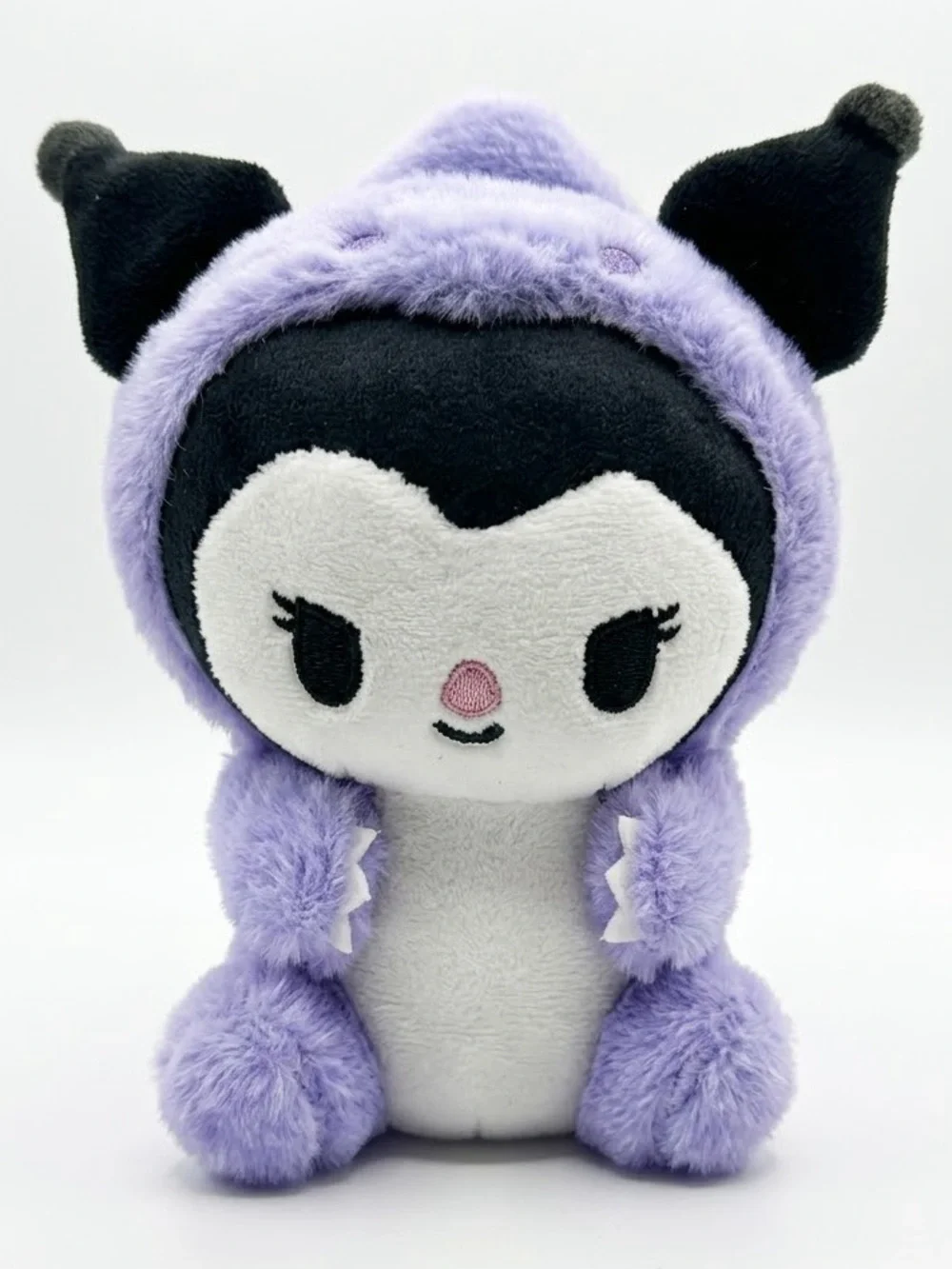 Hello Kitty Purple and Black Cute Hooded Plush